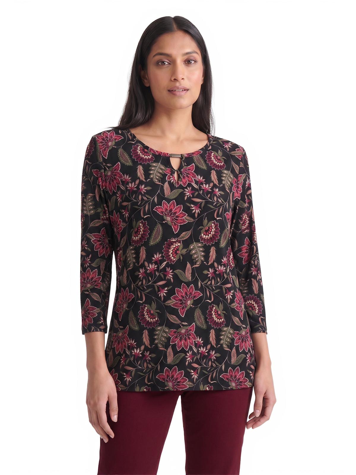 Keyhole Neck Top