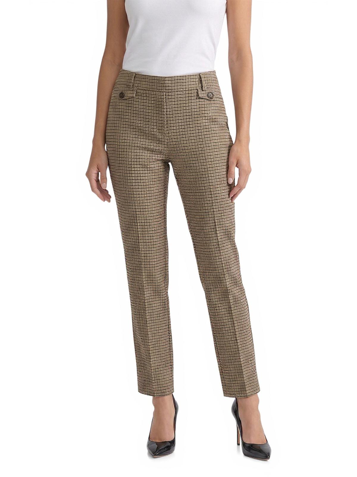 Pull-On Straight Leg Pants