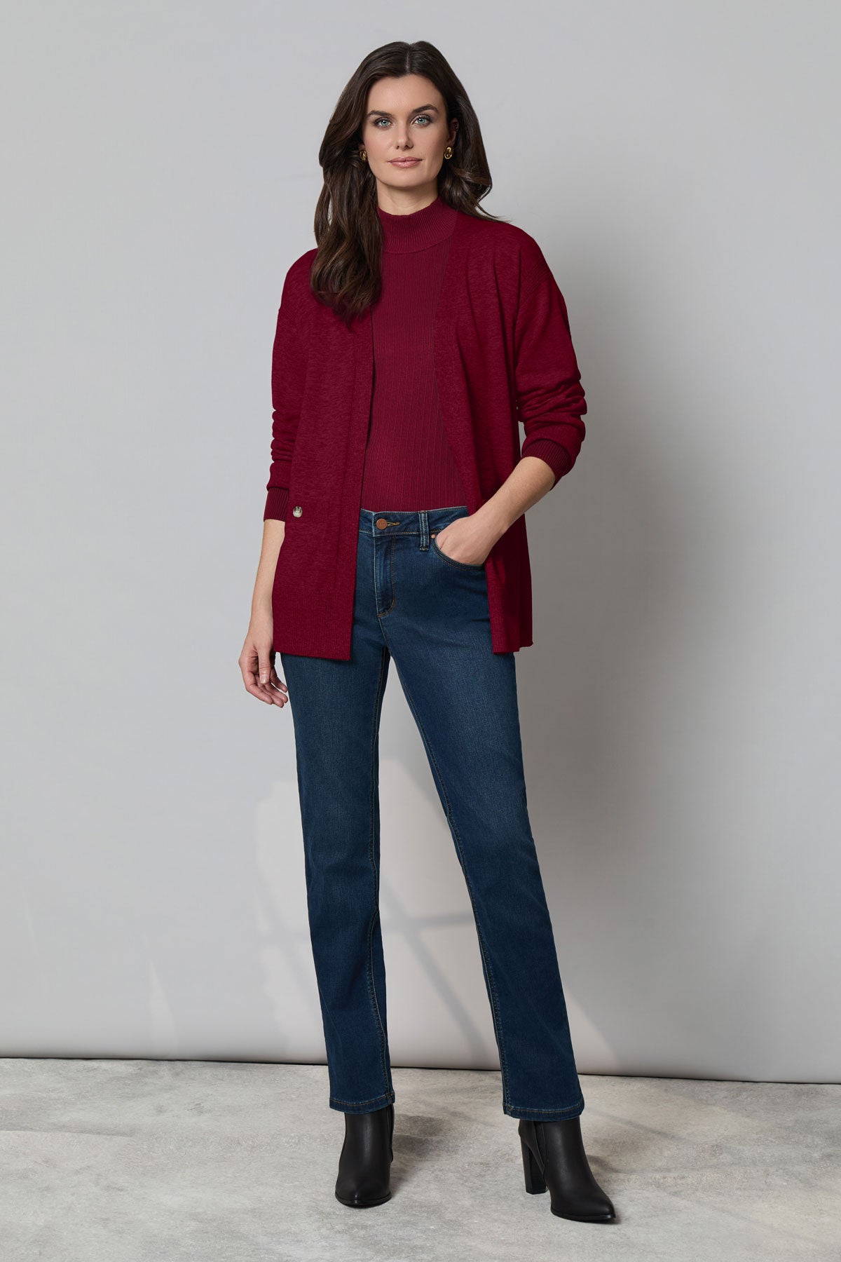 Cozy Side Slit Cardigan