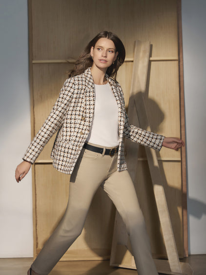Faux Double Breasted Jacket