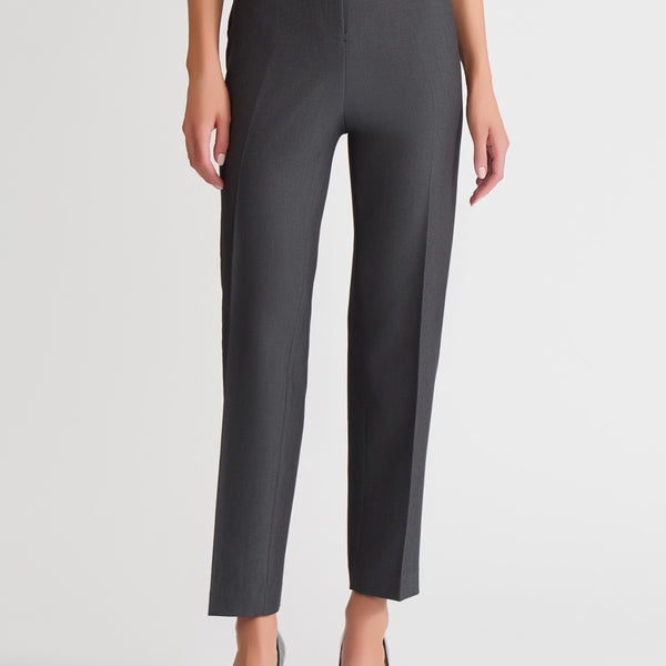Straight Leg Pants - Grey Dress Pants
