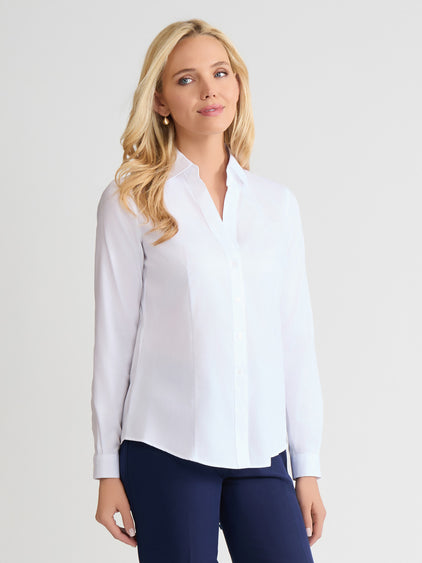 Jones New York Easy Care Shirt Medium / White Jones New York Easy Care Shirt Medium / White