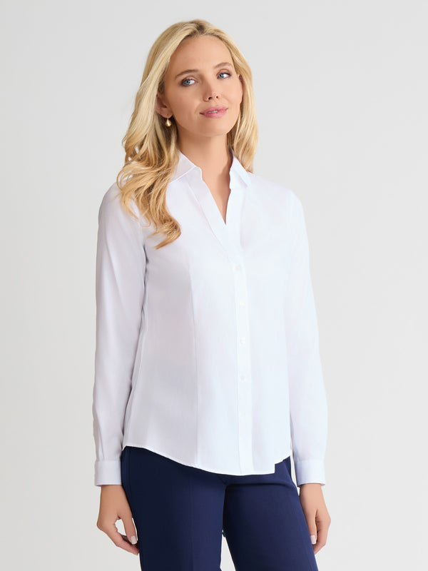 Jones New York Easy Care Shirt Medium / White Jones New York Easy Care Shirt Medium / White