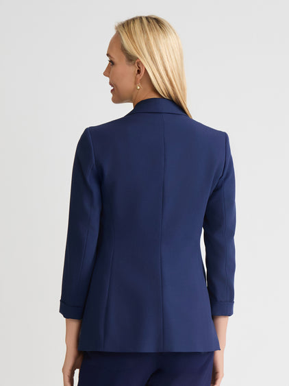 Visandy L/S Detail Sweat Top - Noos, Navy Blazer, Small