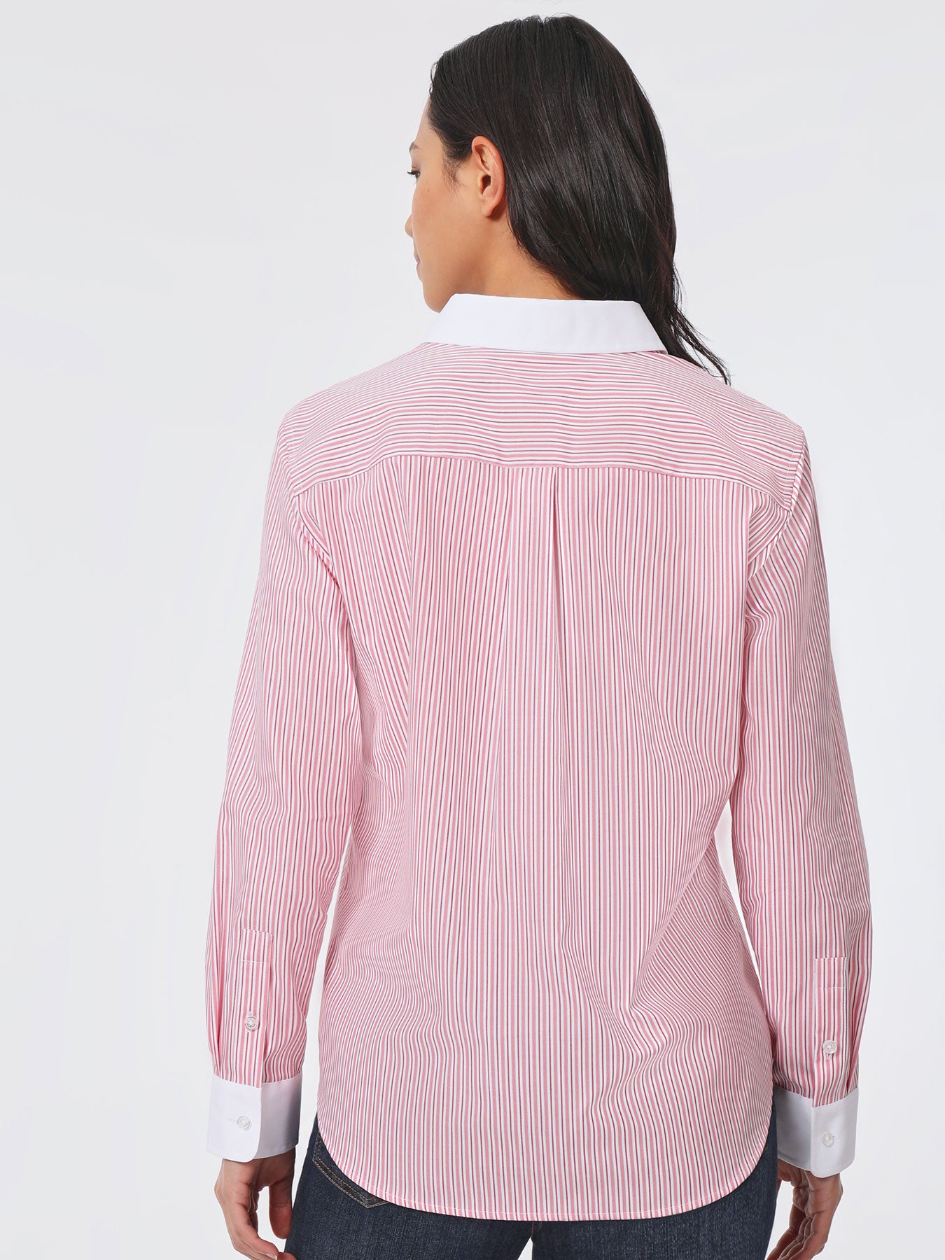 Oversized Striped ButtonDown Shirt