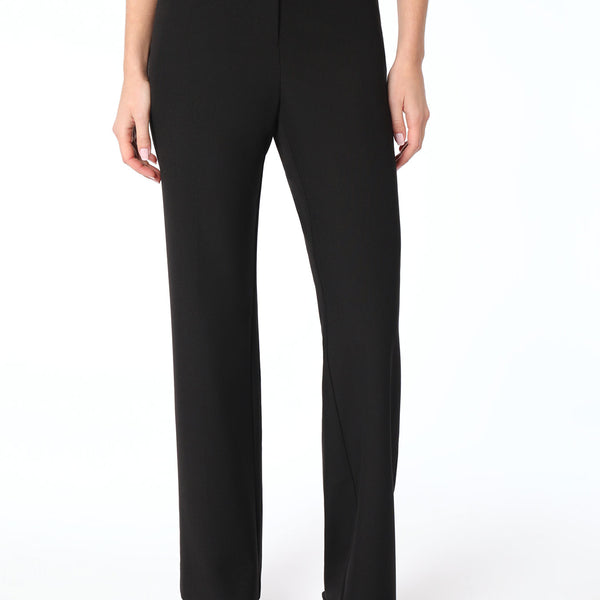 ladies straight leg black dress pants Lroveb for Women, High Waisted Womens Elegant Casual Daily Pants Suit Solid Color Trousers 35.5 Extra Tall Inseam Mavi Women's Satin Wide Leg