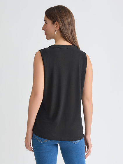 Top Sans Manches Col V Femme A New Day - Taille XS, Couleur Jaune, Neuf Avec étiquettes