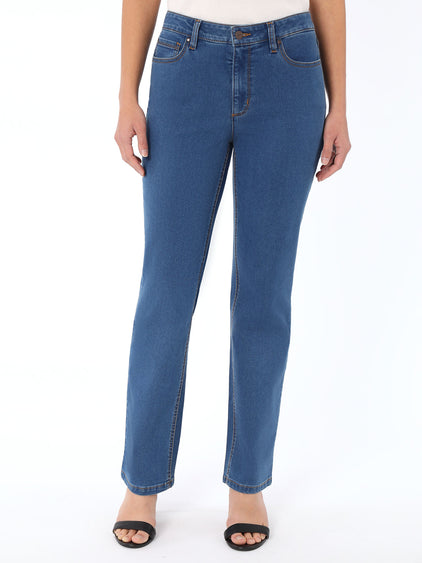 Petite Lexington Straight Leg Jeans1