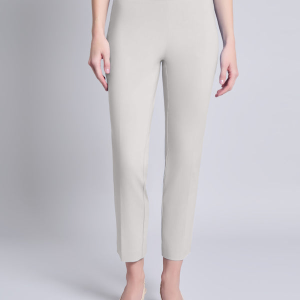 Solid Stretch Pull-On Straight Leg Pant