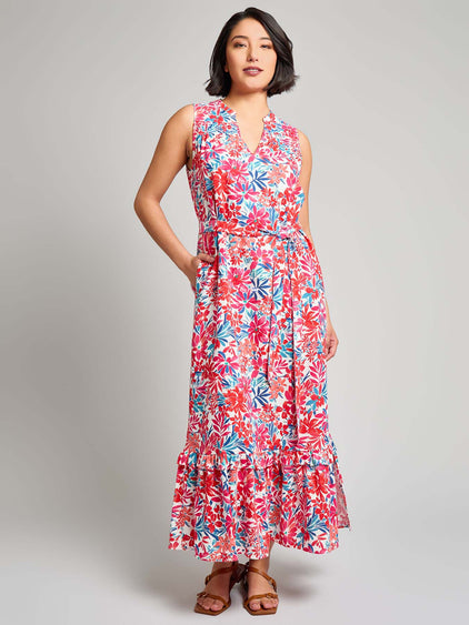 V-Neck Flounce Maxi Dress V-Neck Flounce Maxi Dress