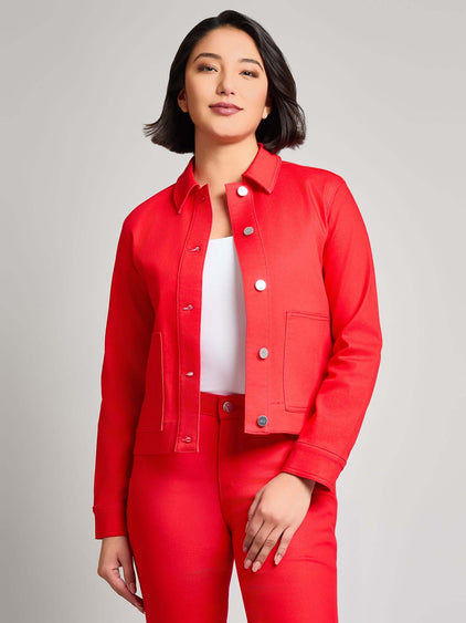 Patch Pocket Denim Jacket