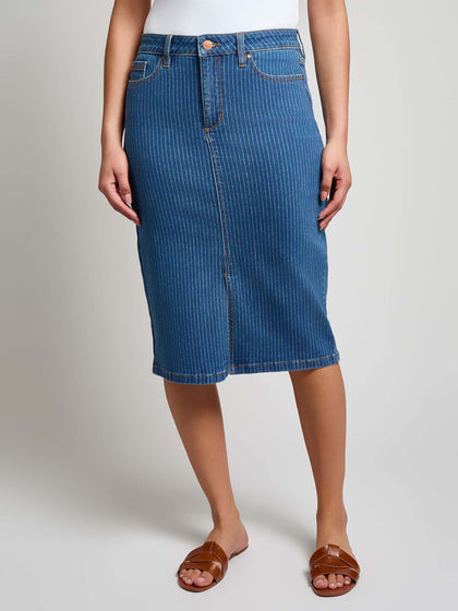 cobalt midi dress Málaga Midi Dress - Cobalt Print, Pockets