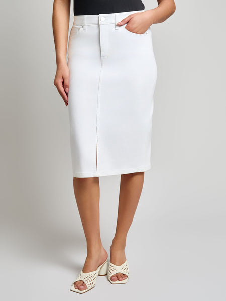 スカート JOSEMOON SHEER COMBI SLIT SKIRT 36 WHITE スカート JOSEMOON SHEER COMBI SLIT SKIRT 36 WHITE JOSEMOON