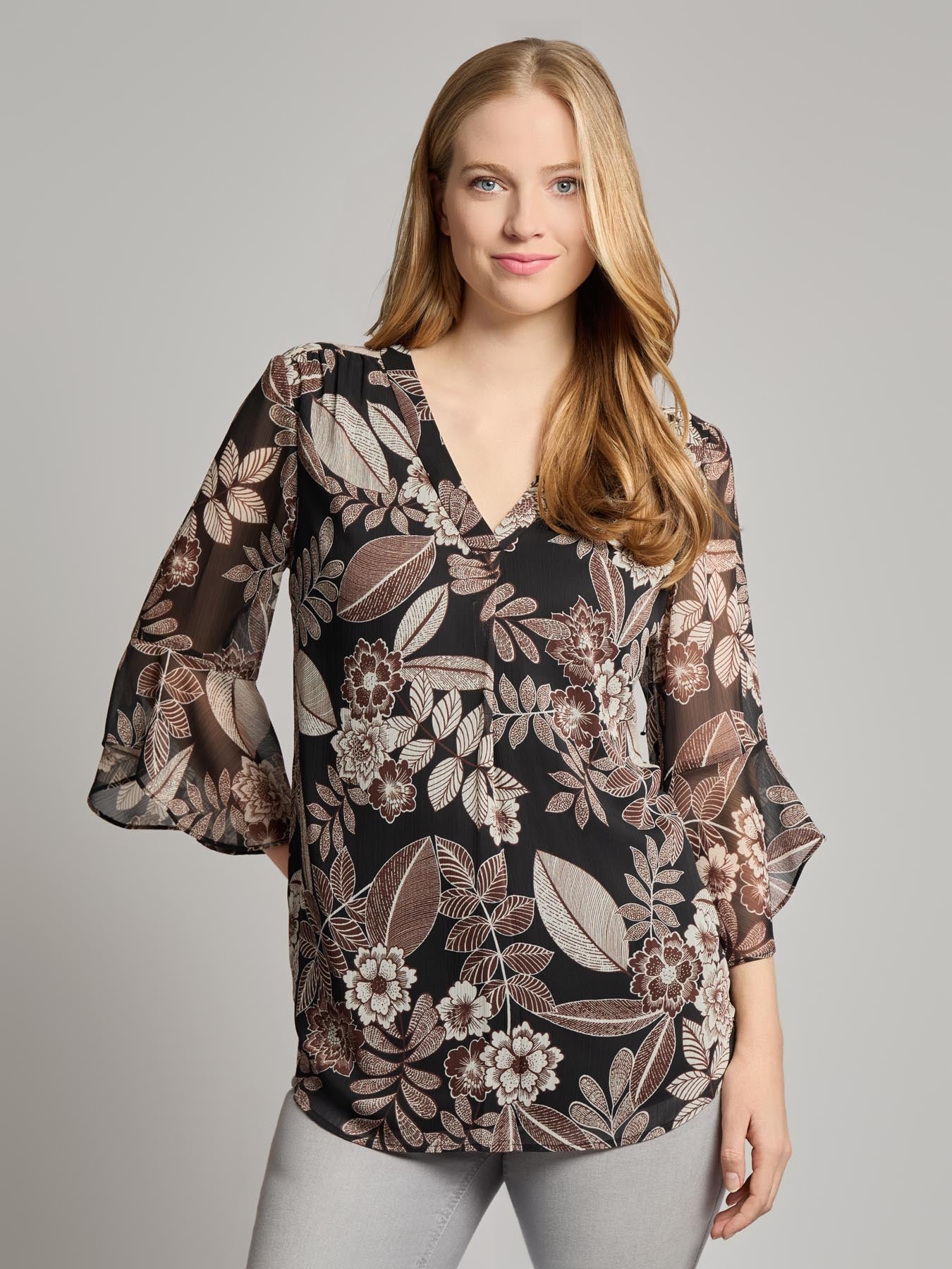 Flutter Ruffle Sleeve Poplin Top in Fuchsia