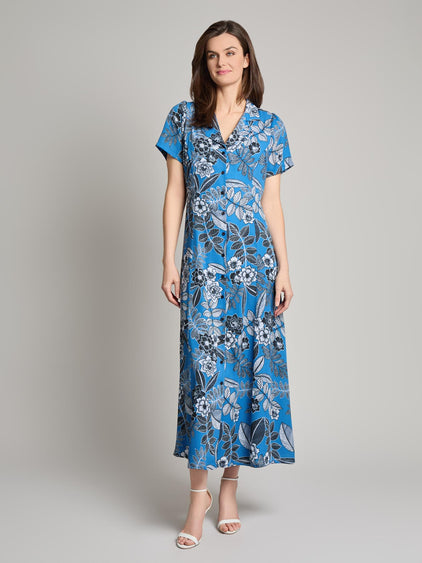 fitted lace wedding dress Mystic Blue Multi / L