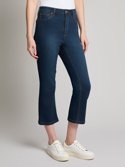 Lexington Cropped Kick Flare Jeans