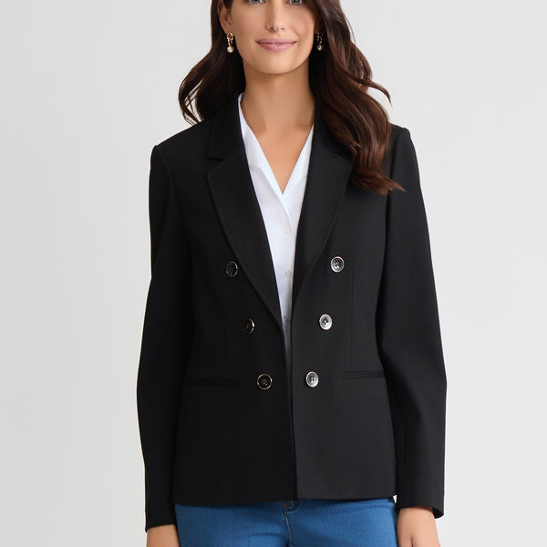 Faux Double Breasted Jacket