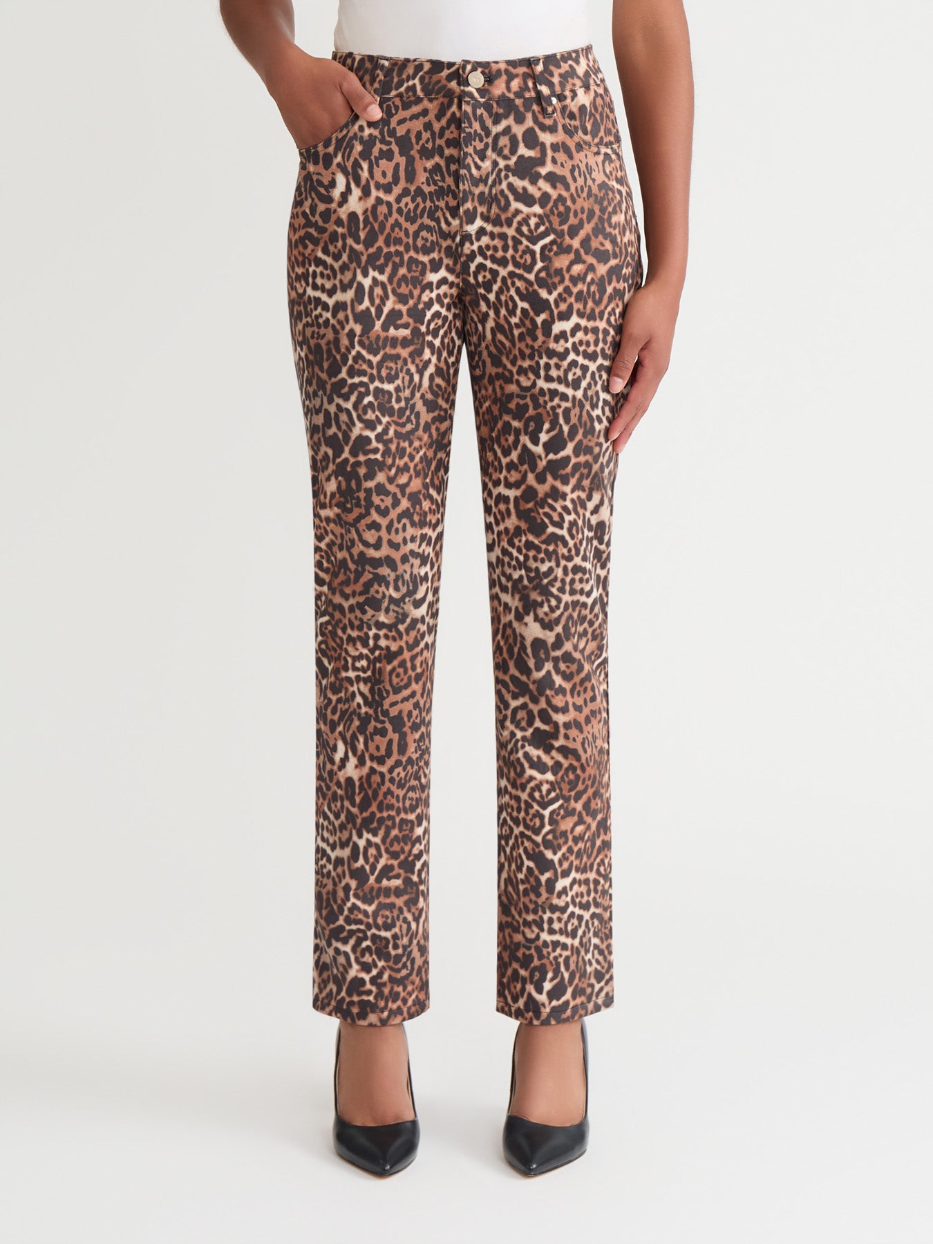 Contrast Trim Poncho