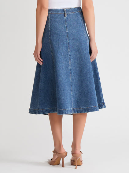 knee length dresses for ladies Jones New York Women's Pocket-detail Midi Skirt