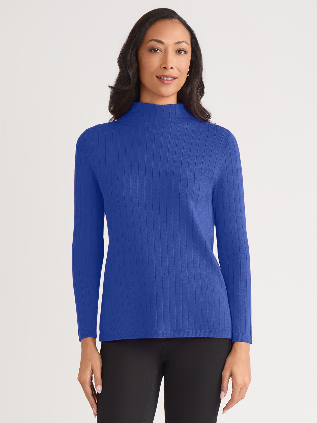 Funnel Neck Boxy Top