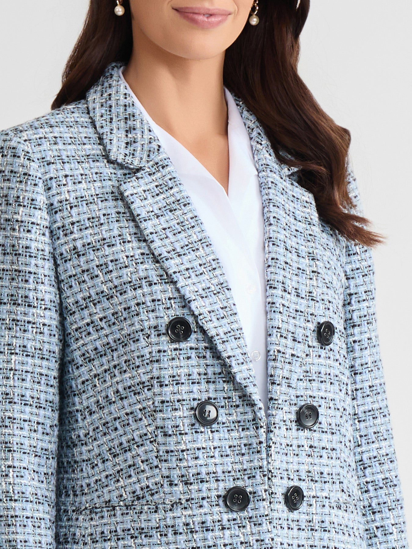 Faux Double Breasted Jacket