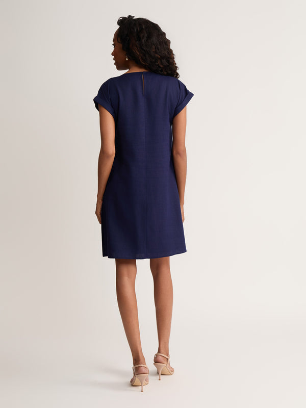 Short Sleeve Swing Dress