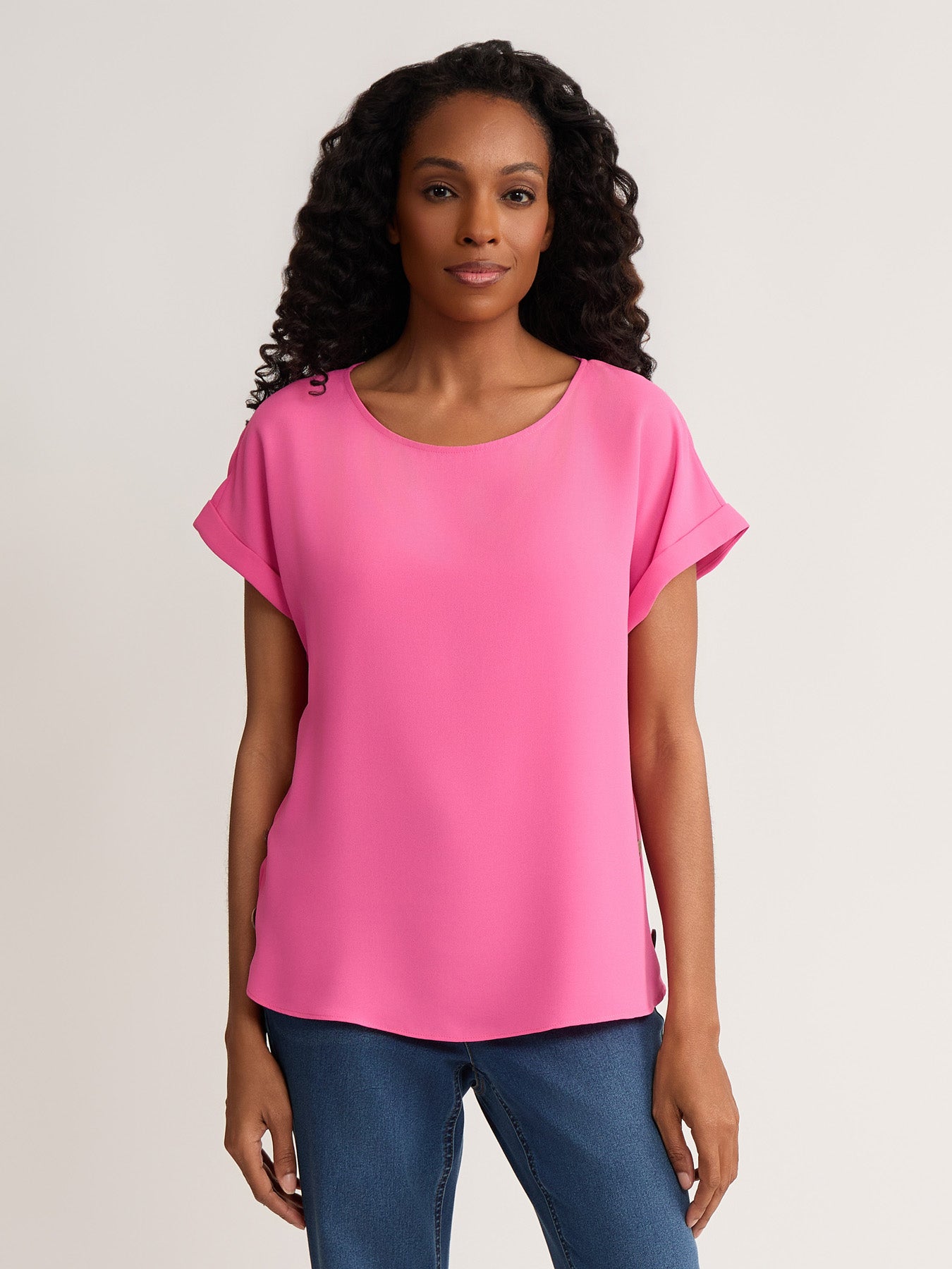 Side Button Blouse