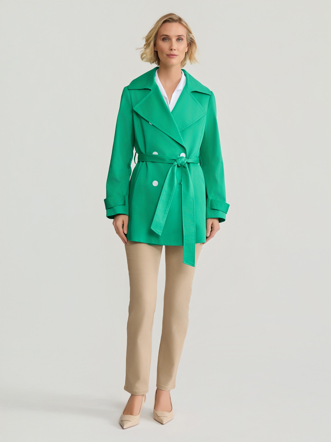 Double Breasted Trench Coat