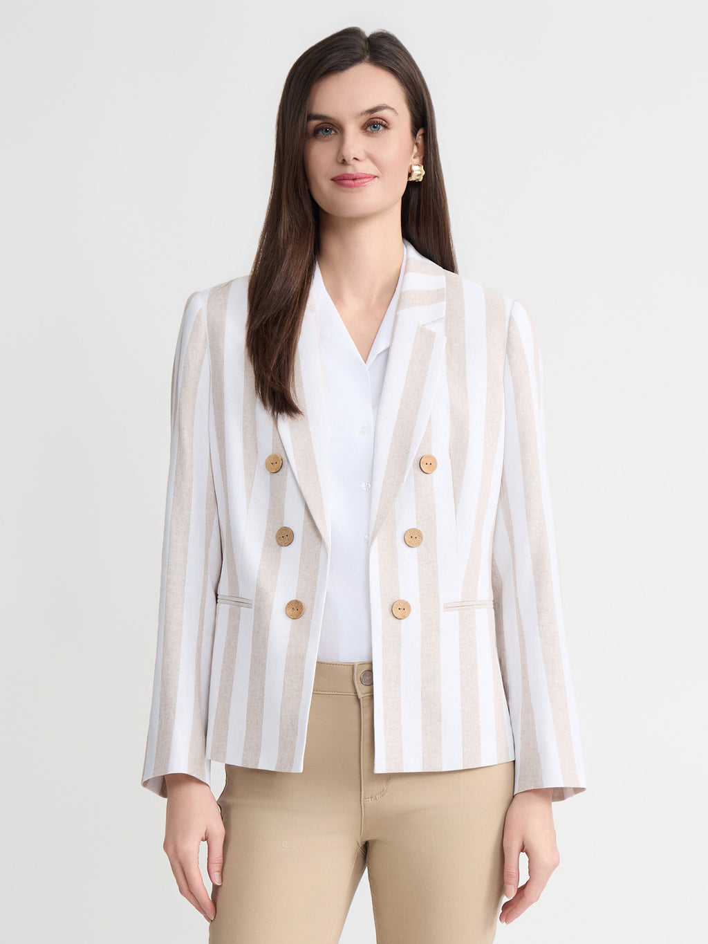 Faux Double Breasted Jacket