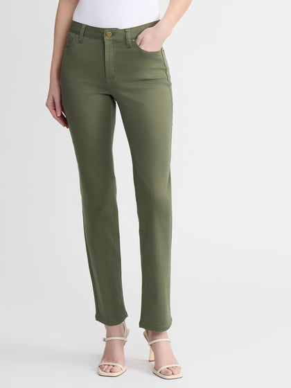 Jean Femme Jones New York – Taille 10 – Couleur Pastèque – Coupe Bootcut – Neuf