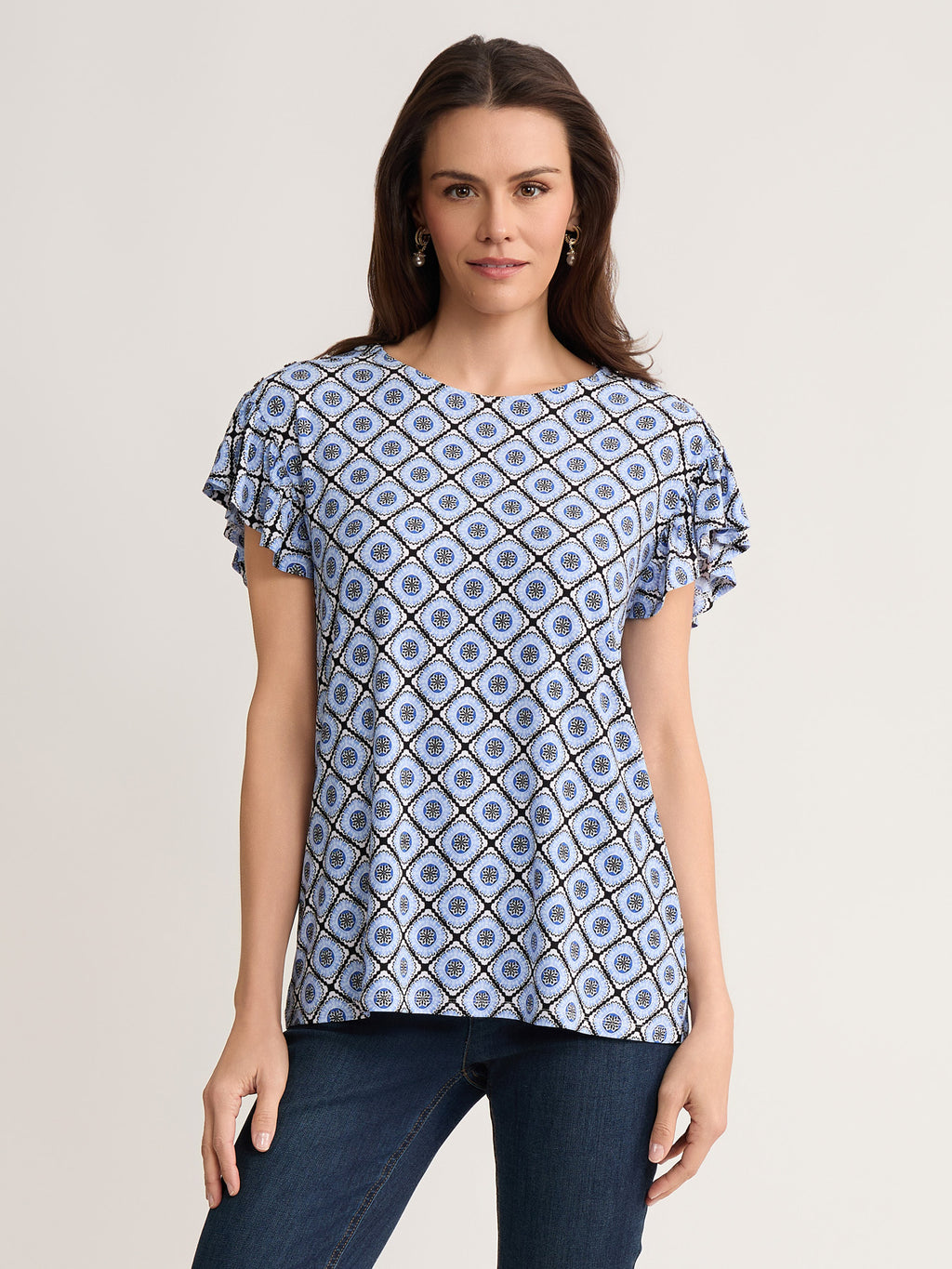 Flutter Sleeve Top