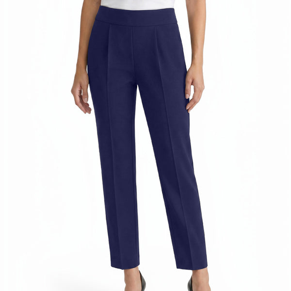 Petite Pull-On Pintuck Pants