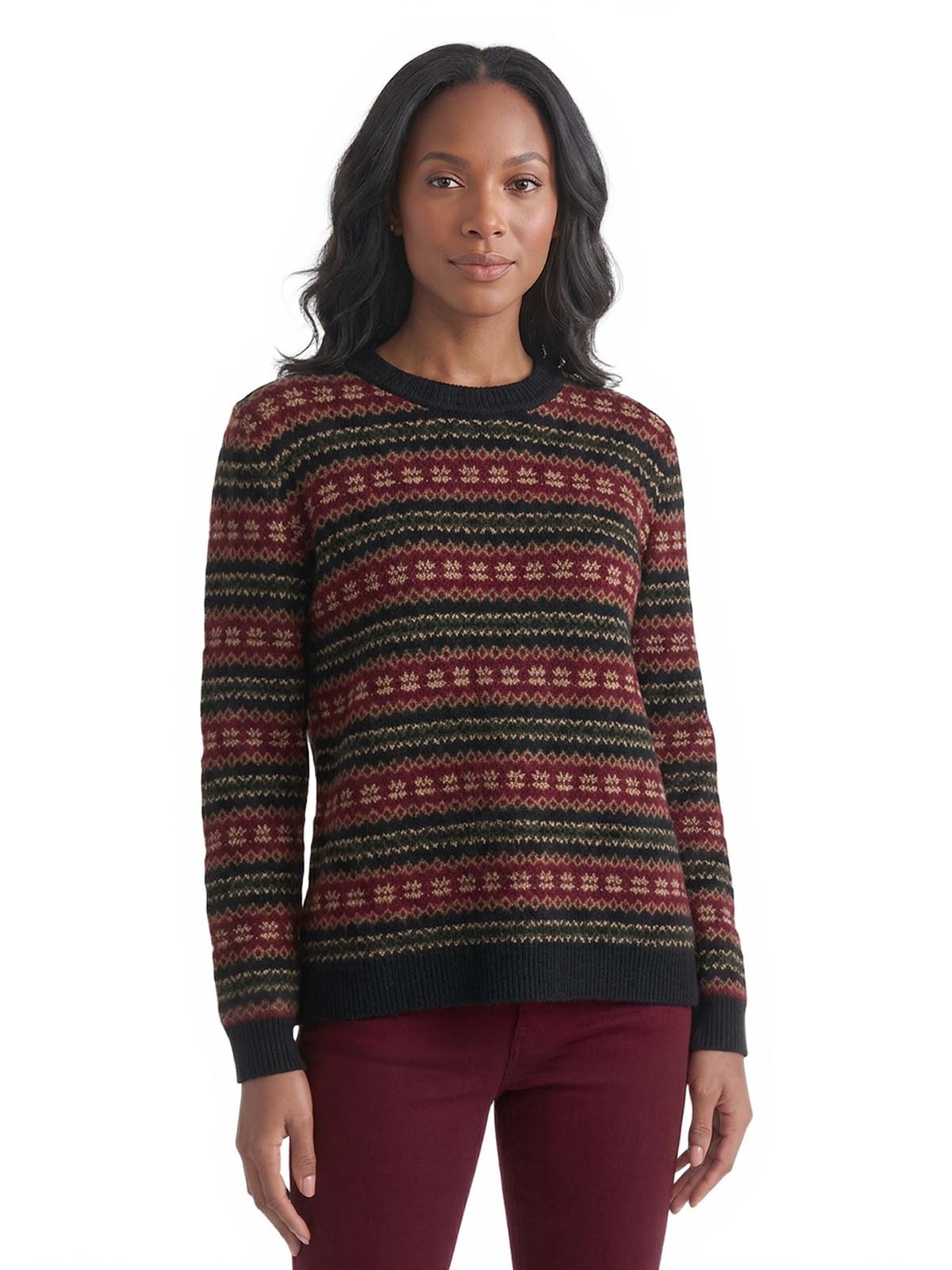 Fair Isle Crewneck Sweater