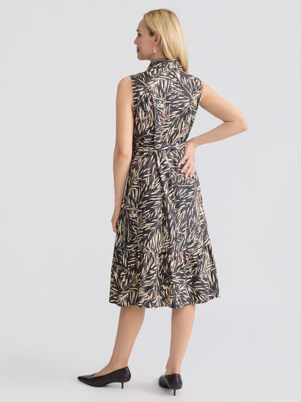 jones new york midi dresses Jones New York Women's Crewneck Midi Dress - Pacific Navy