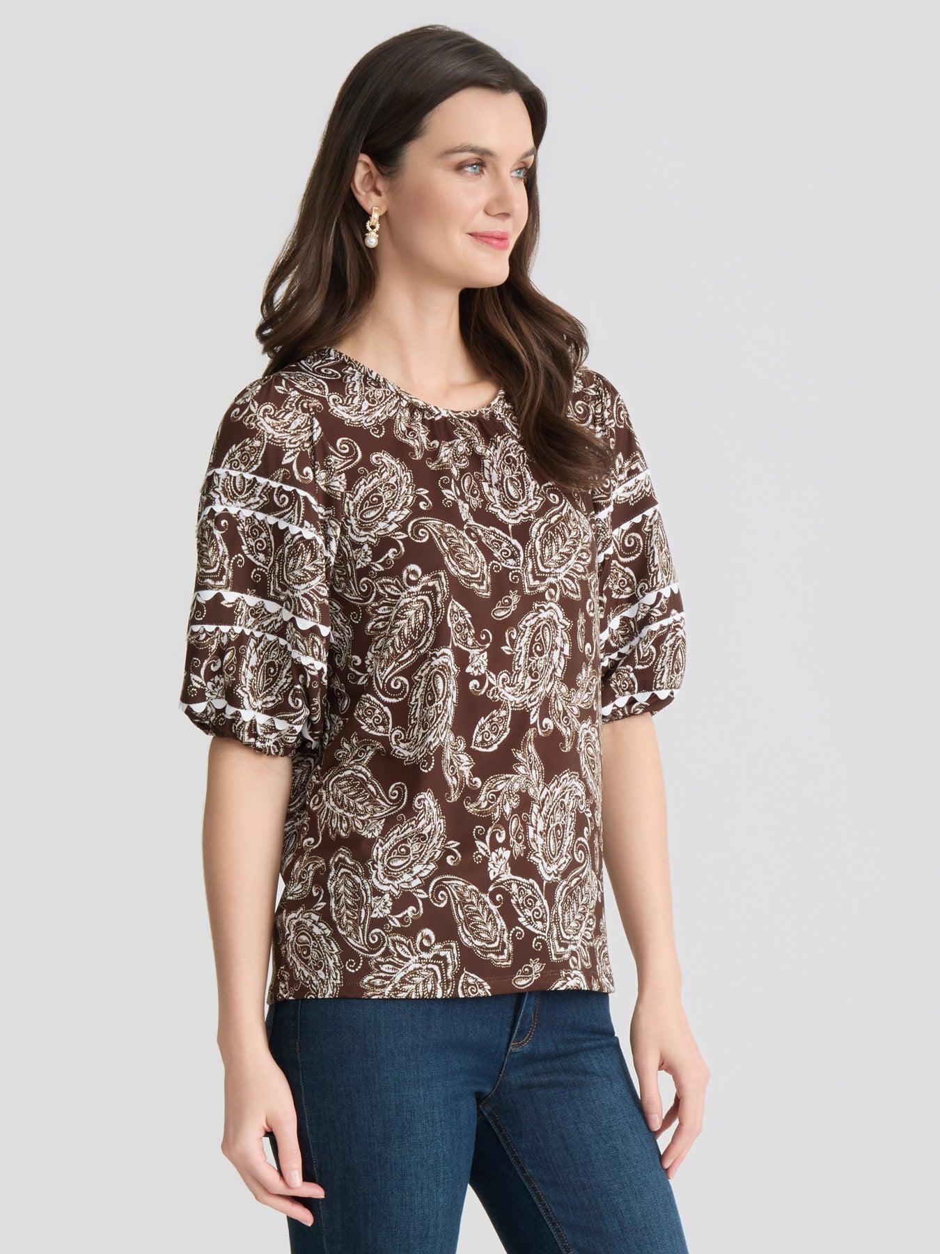 Keyhole Neck Top