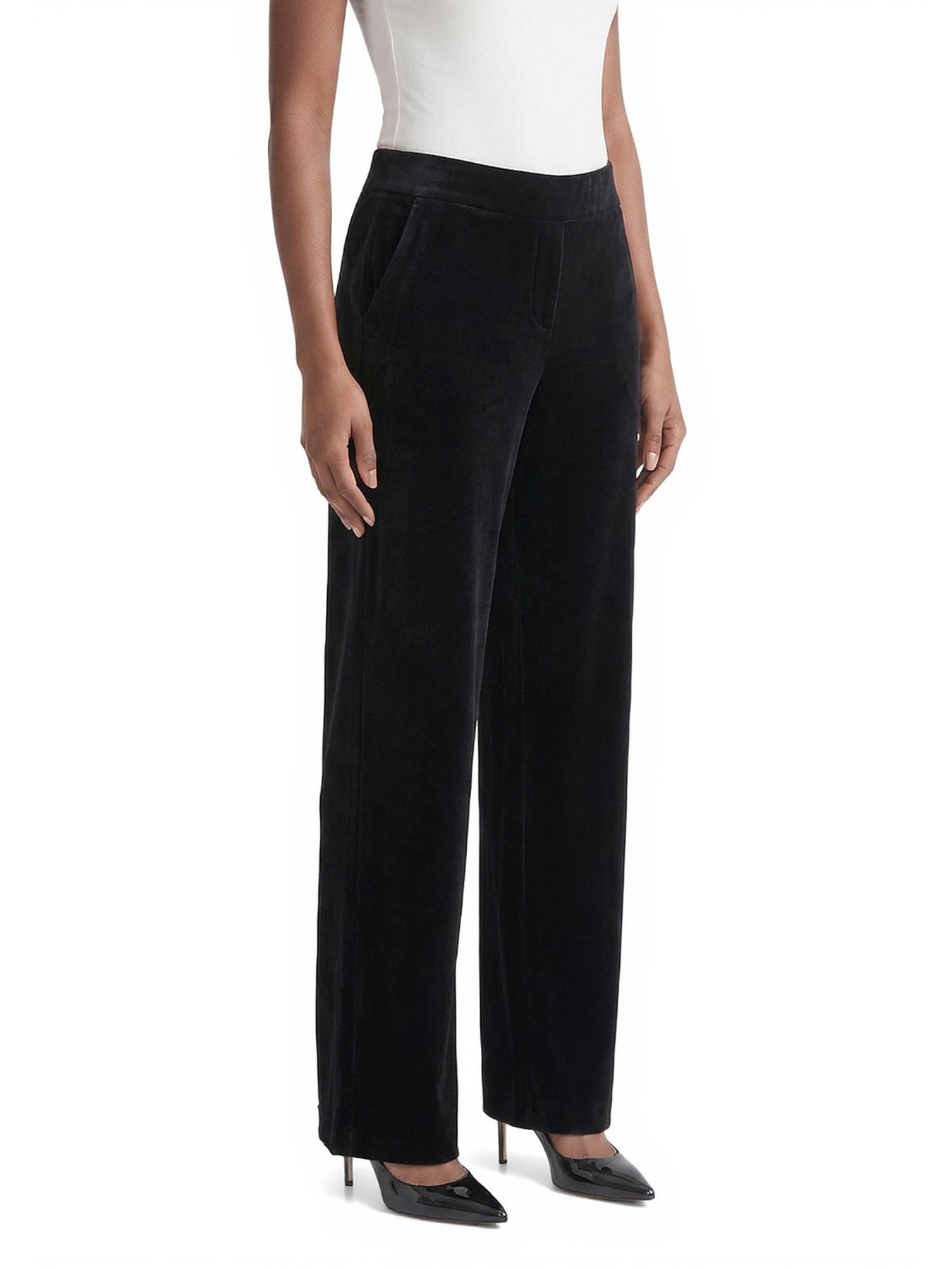 Petite Pull-On Wide Leg Pants