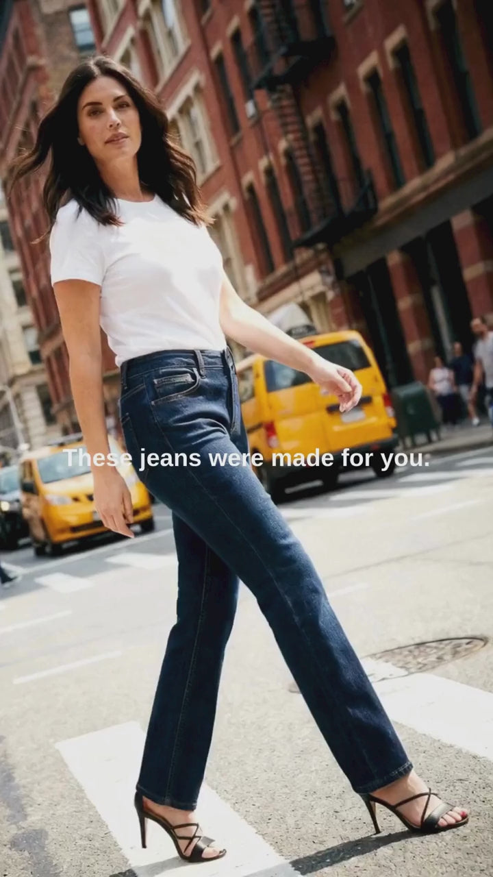 Lexington Jeans - Indigo Straight Leg Jeans | Jones New York