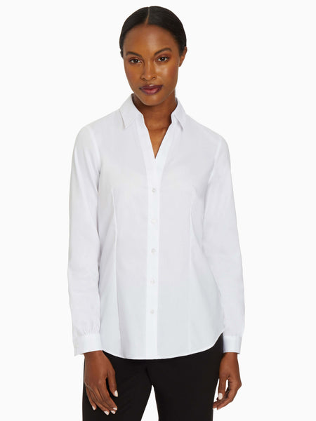 Van Heusen White Formal Tops For Ladies Van Heusen Women 's Ultra