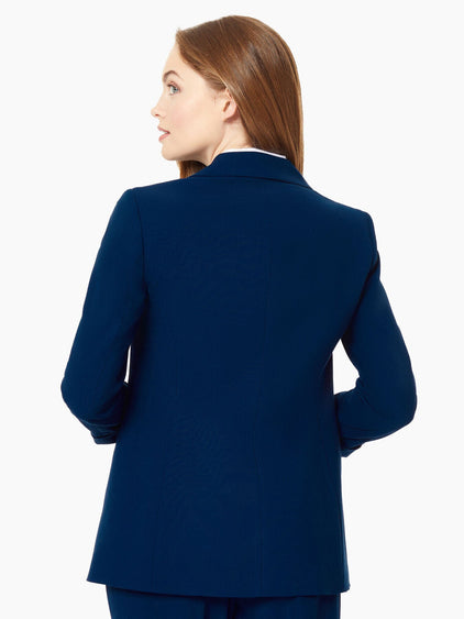 Notch Collar Blazer - Women